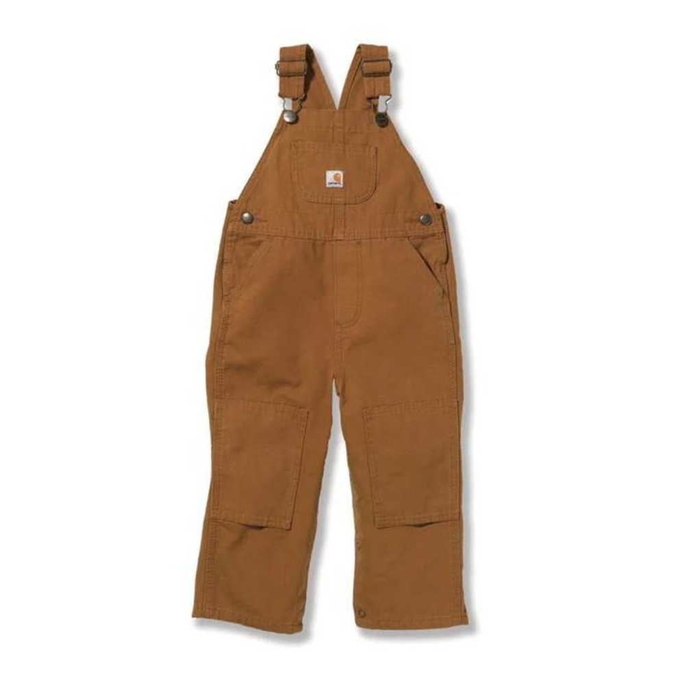 Carhartt Canvas Bib Overalls Brown Size 24 Months New With Tags